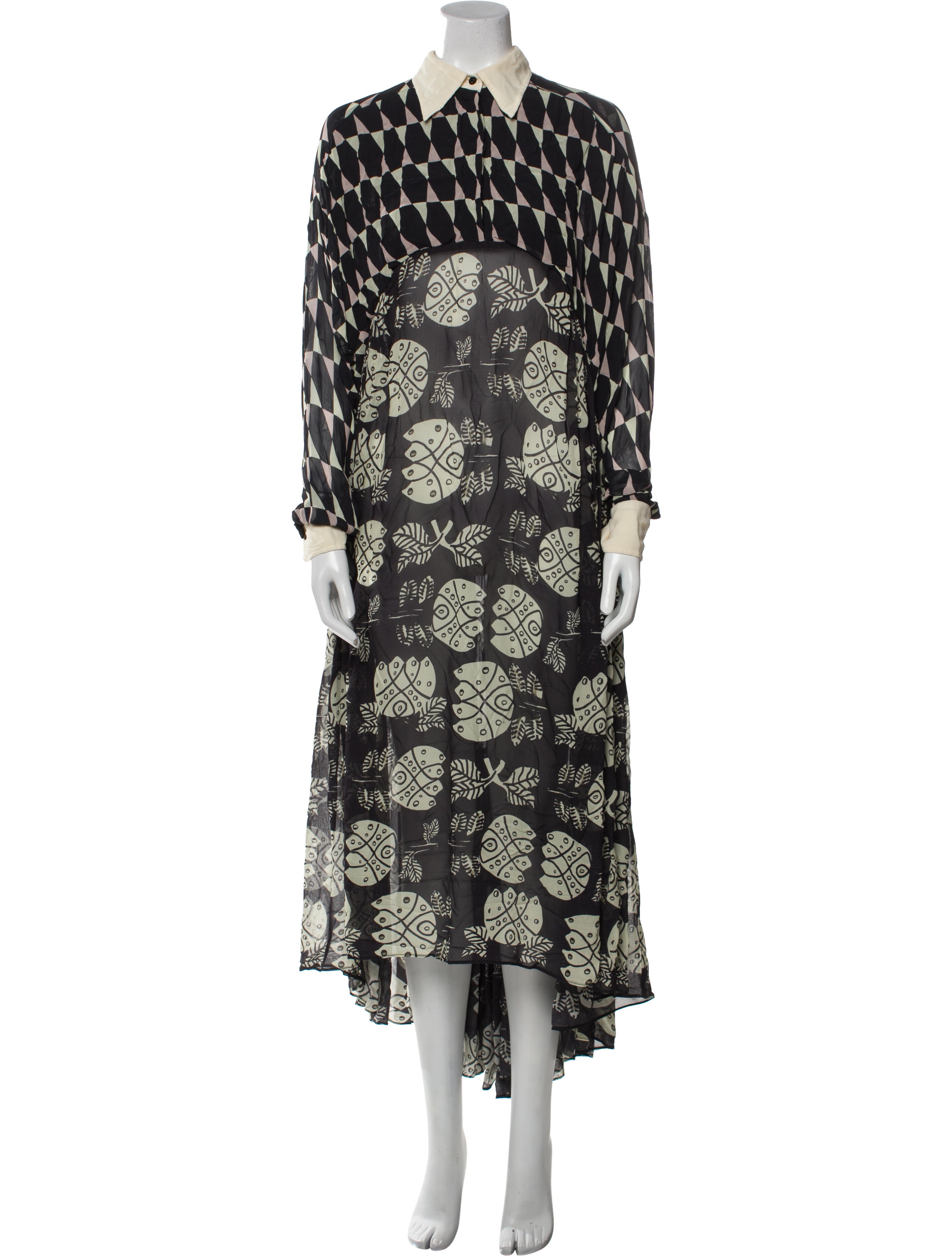 Mimi Liberte by Michel Klein Printed Long Dress