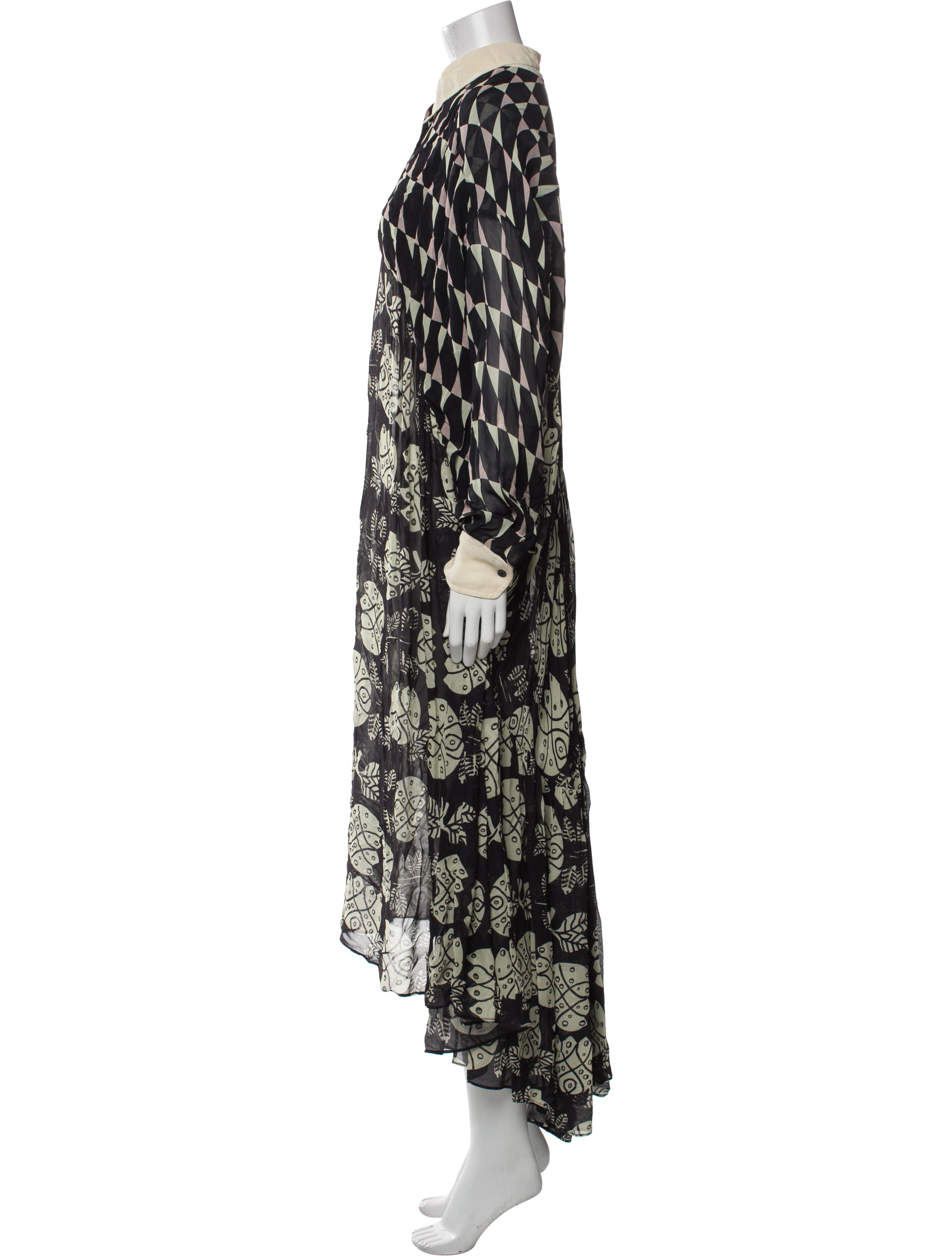 Mimi Liberte by Michel Klein Printed Long Dress
