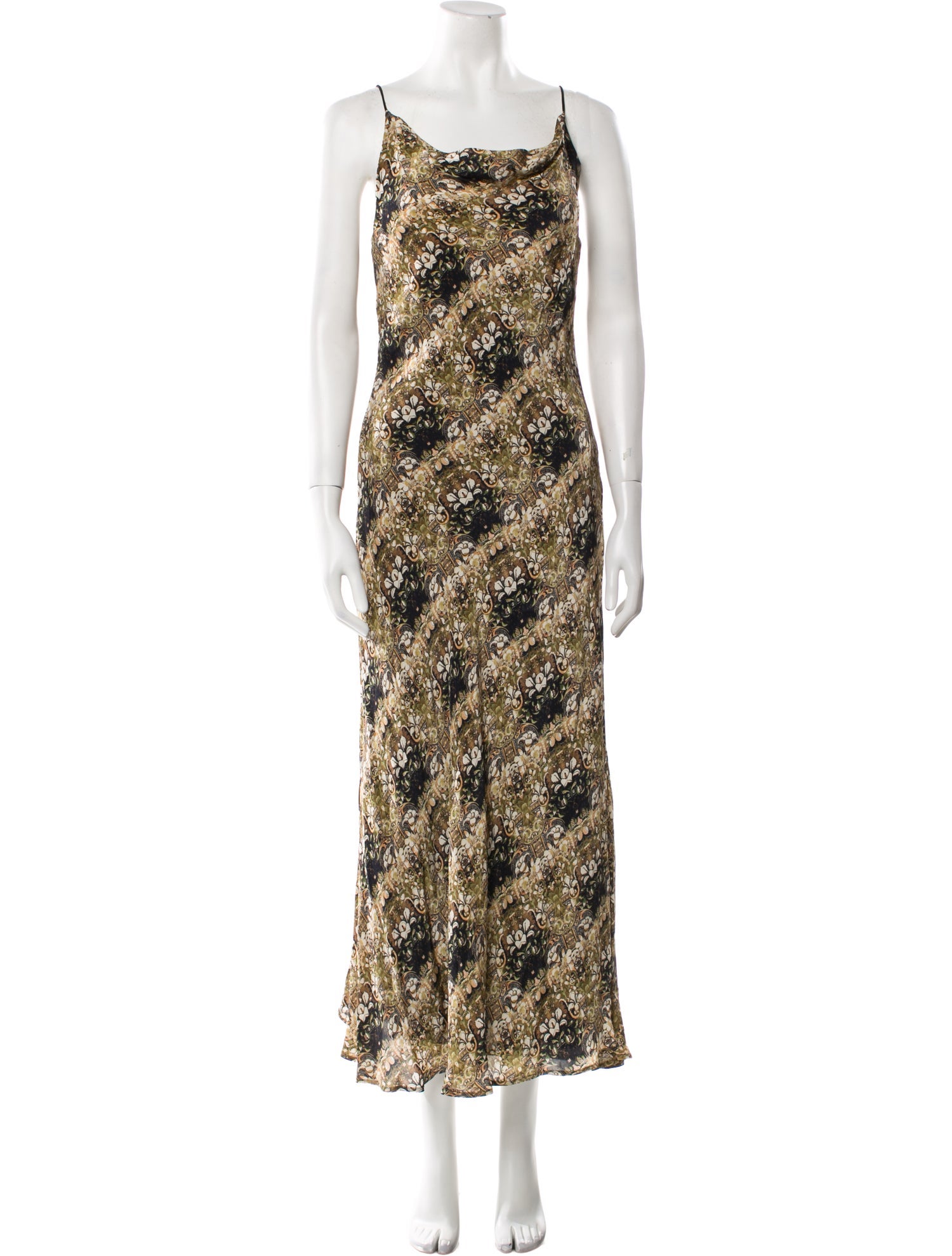 Mimi Liberte by Michel Klein Floral Print Long Dress