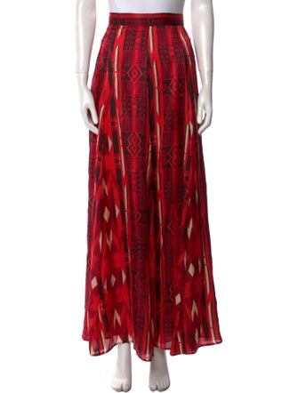 Mimi Liberte by Michel Klein Printed Long Skirt