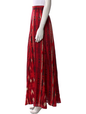 Mimi Liberte by Michel Klein Printed Long Skirt