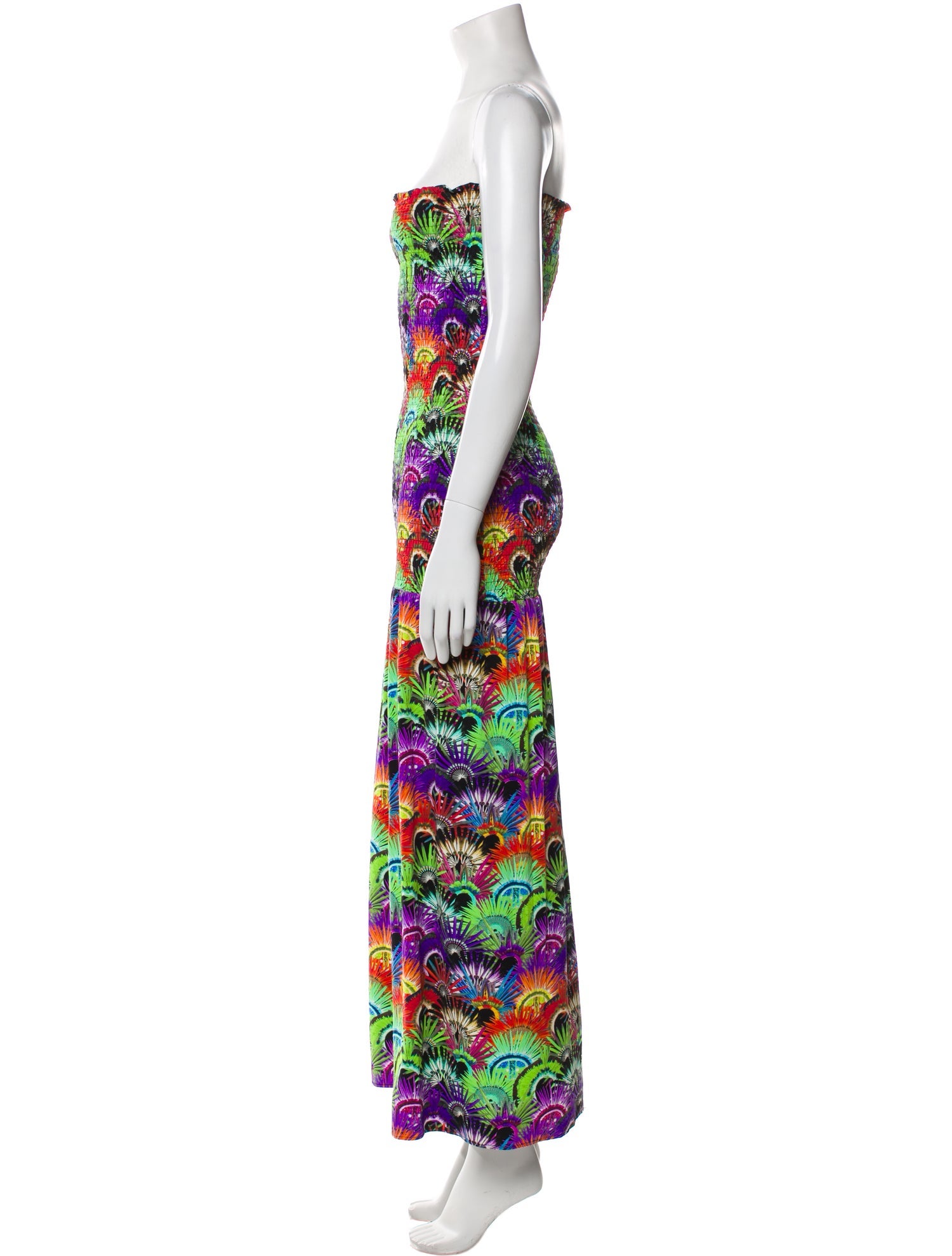 Mimi Liberte by Michel Klein Printed Long Dress w/ Tags