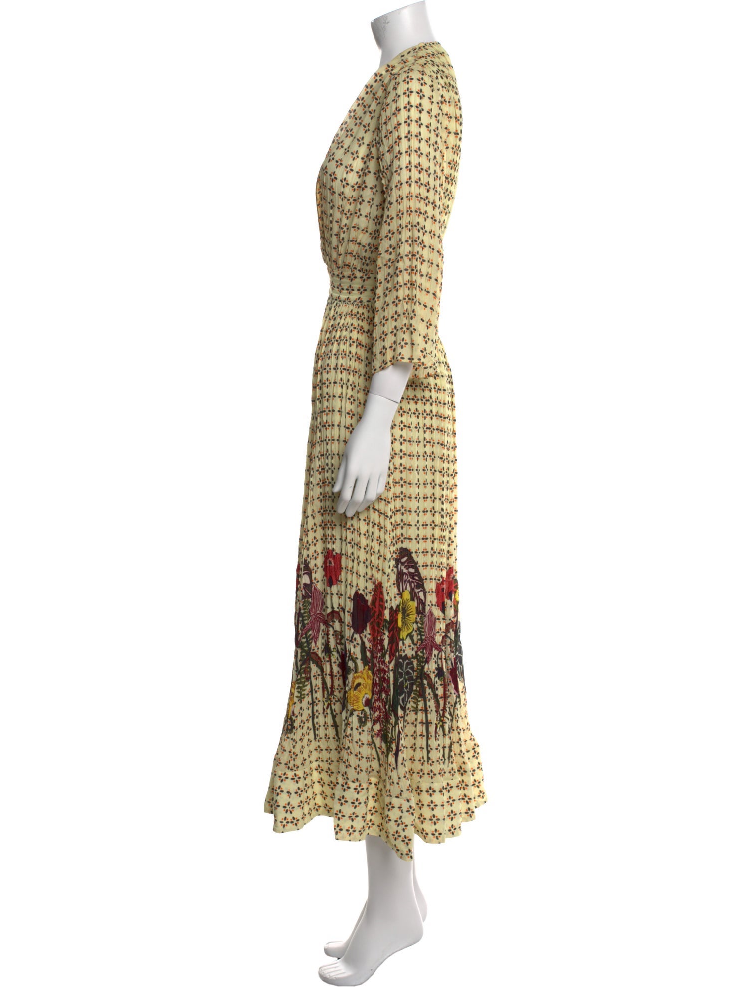 Mimi Liberte by Michel Klein Printed Long Dress