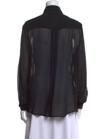 Mimi Liberte by Michel Klein Long Sleeve Button-Up Top