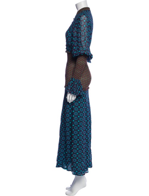 Mimi Liberte by Michel Klein Printed Long Dress