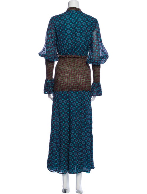 Mimi Liberte by Michel Klein Printed Long Dress