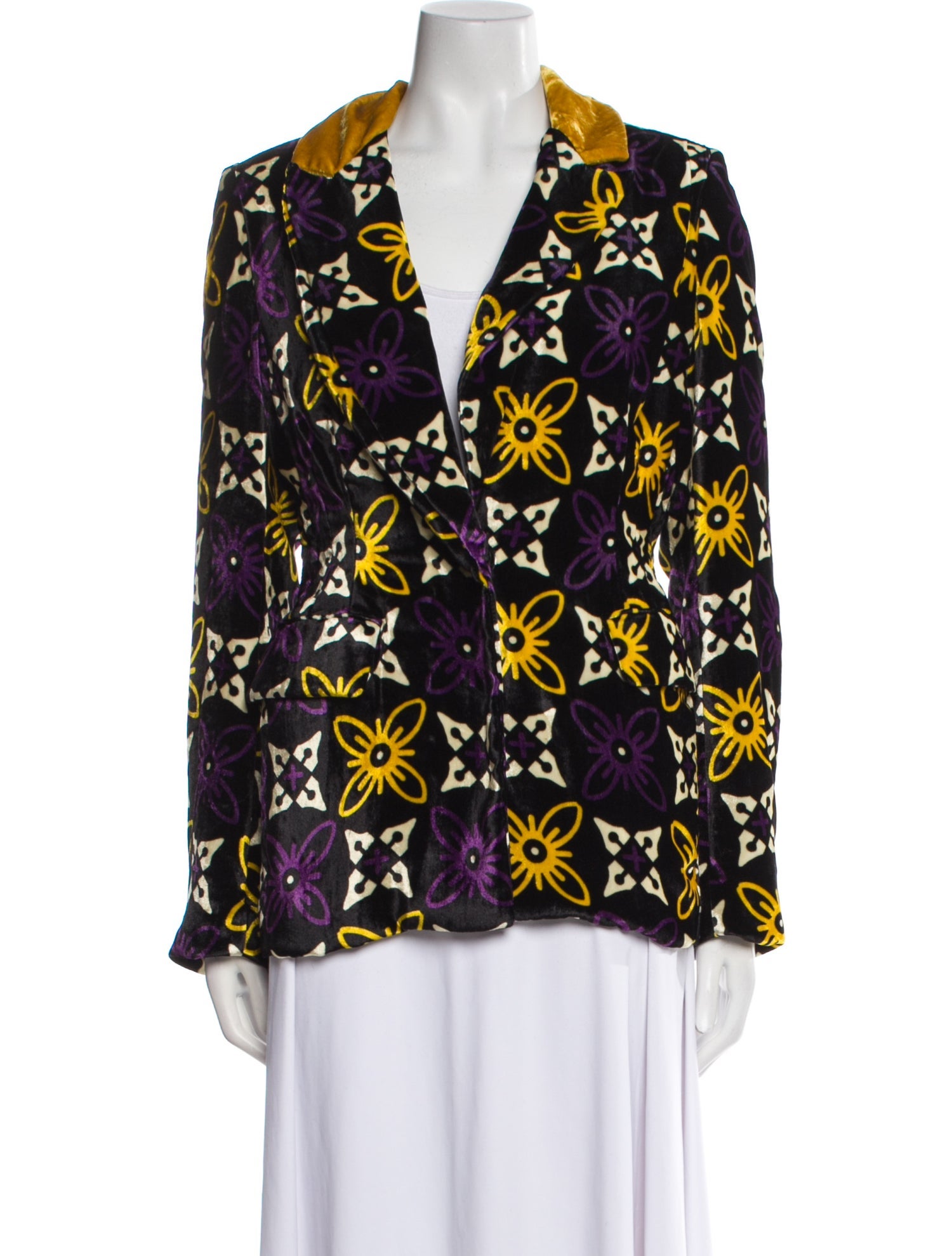 Mimi Liberte by Michel Klein Floral Print Blazer