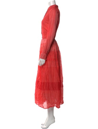 Mimi Liberte by Michel Klein Mock Neck Long Dress