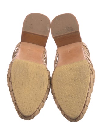 Mimi Liberte by Michel Klein Leather Braided Accents Mules