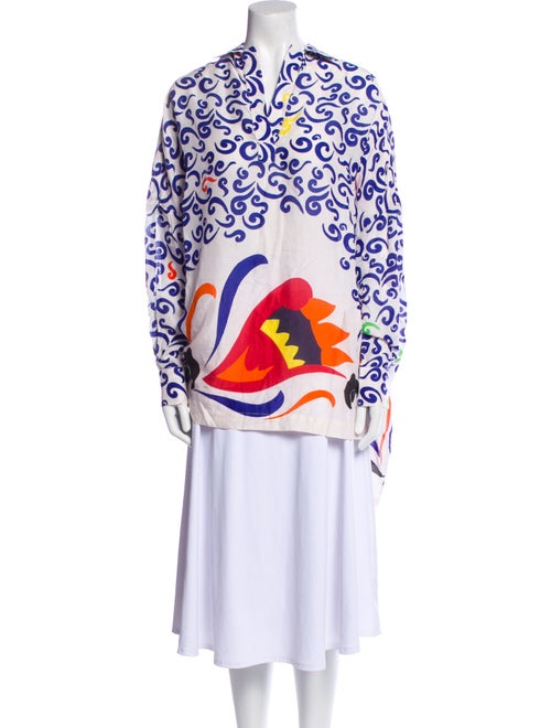 Mimi Liberte by Michel Klein Printed Long Sleeve Tunic