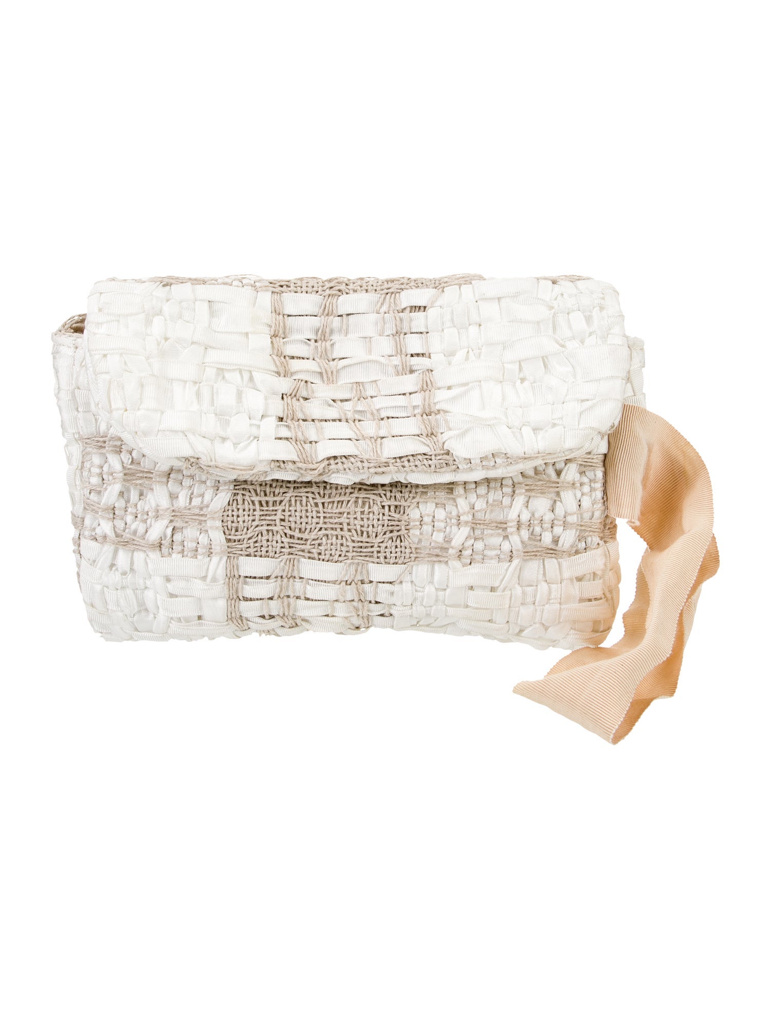 Maria La Rosa Canvas Clutch