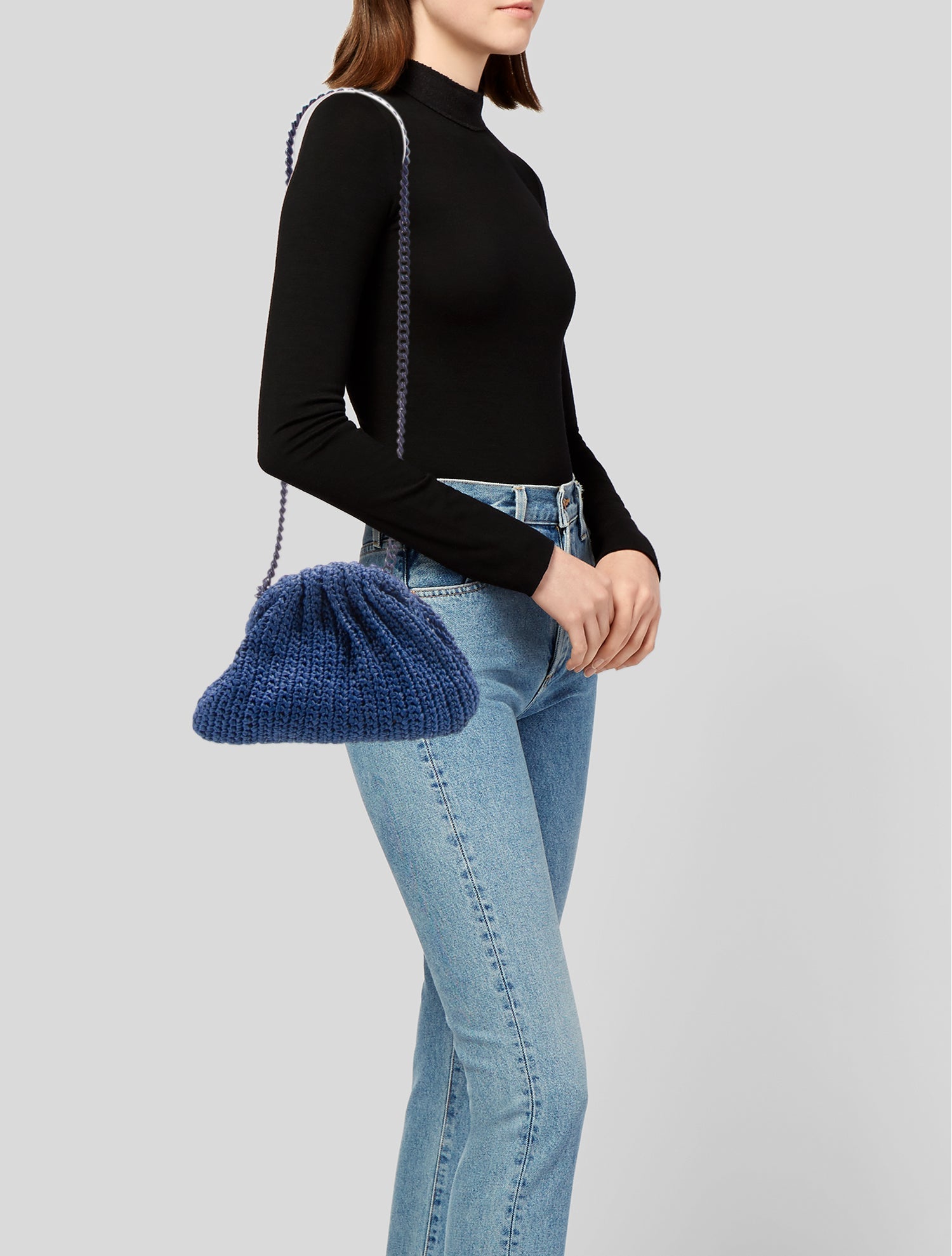 Maria La Rosa Raffia Minaudière