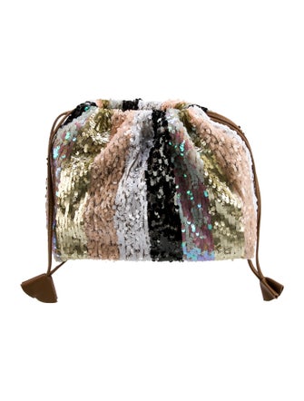 Maria La Rosa Sequins Crossbody Bag