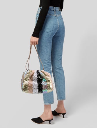 Maria La Rosa Sequins Crossbody Bag