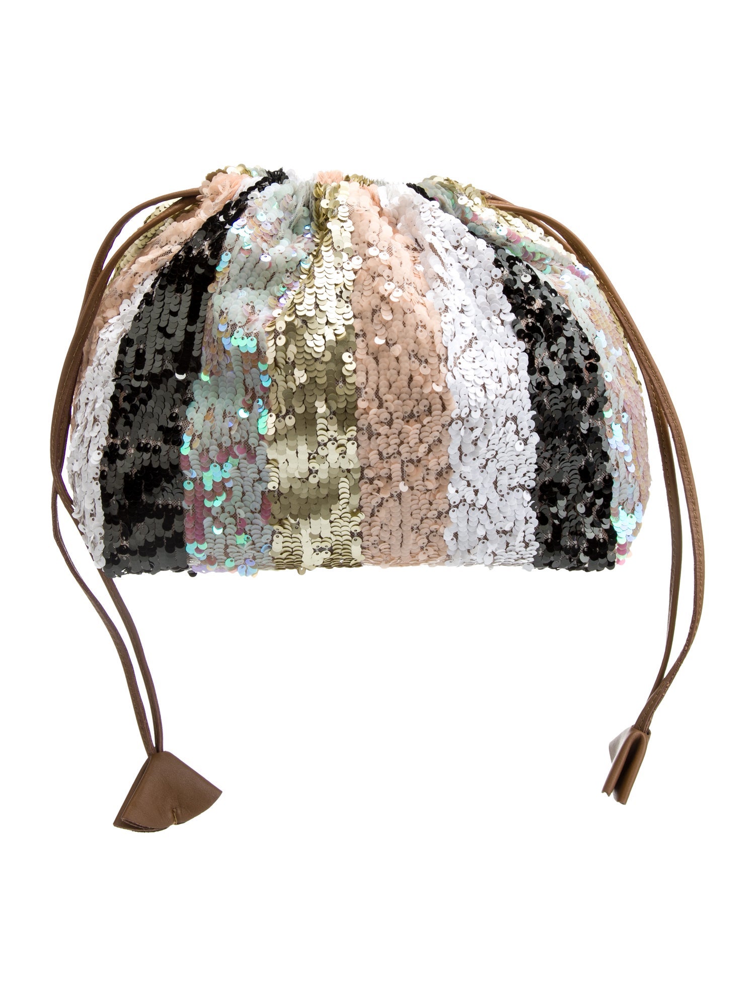 Maria La Rosa Sequins Clutch