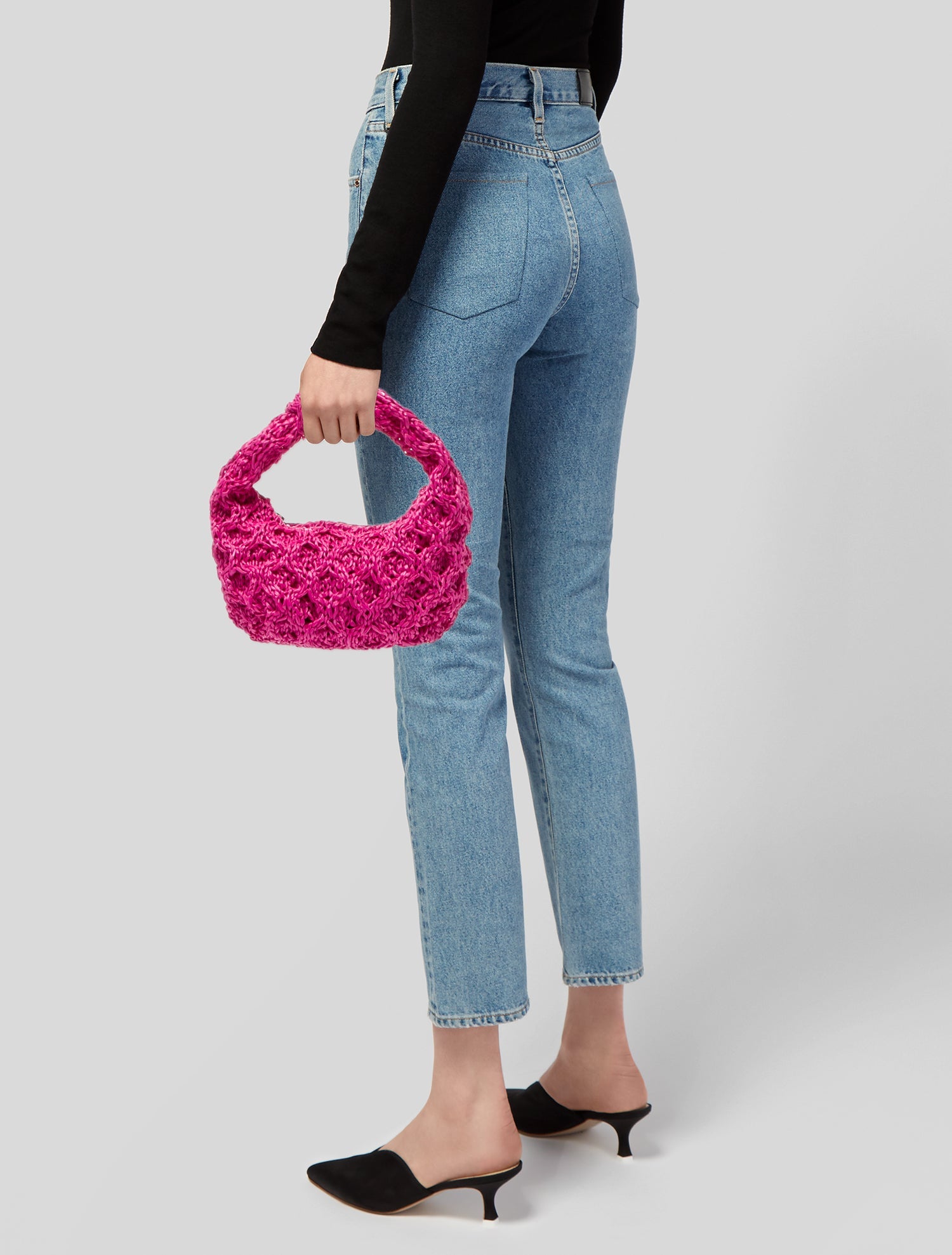 Maria La Rosa Raffia Top Handle Bag w/ Tags