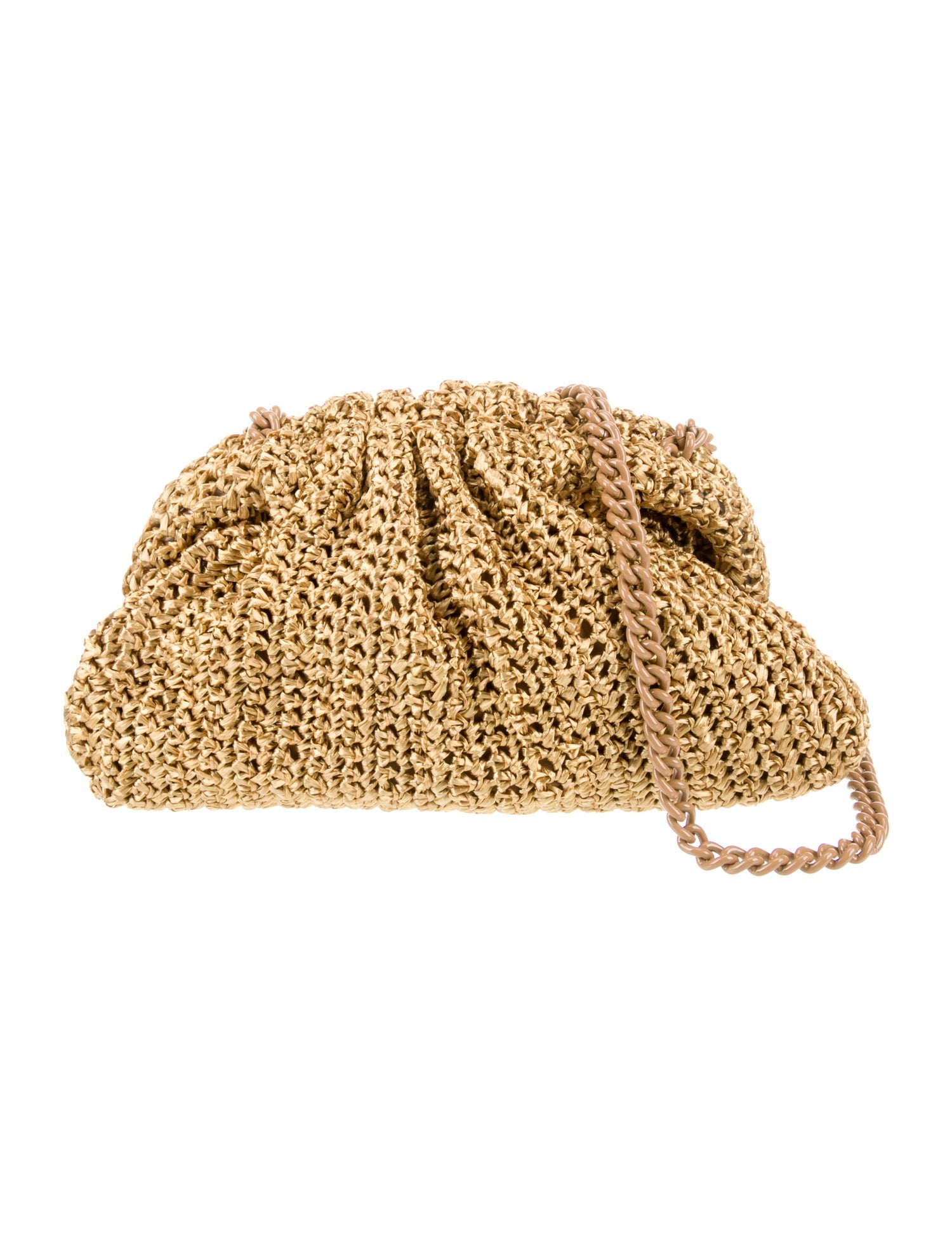 Maria La Rosa Raffia Minaudière