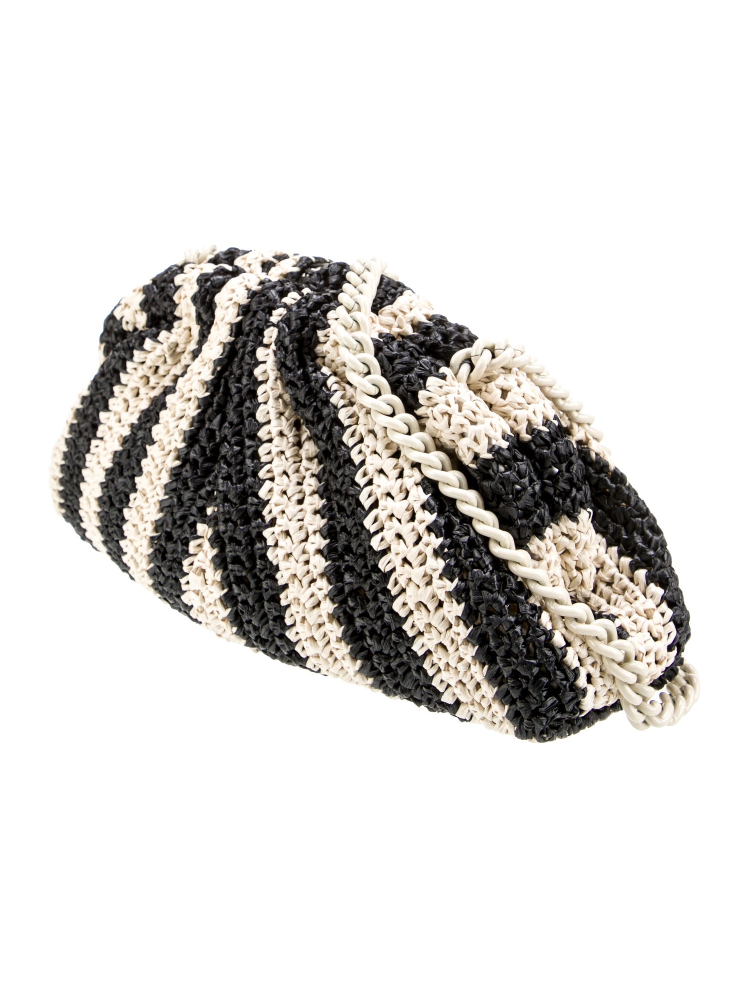 Maria La Rosa Raffia Evening Bag