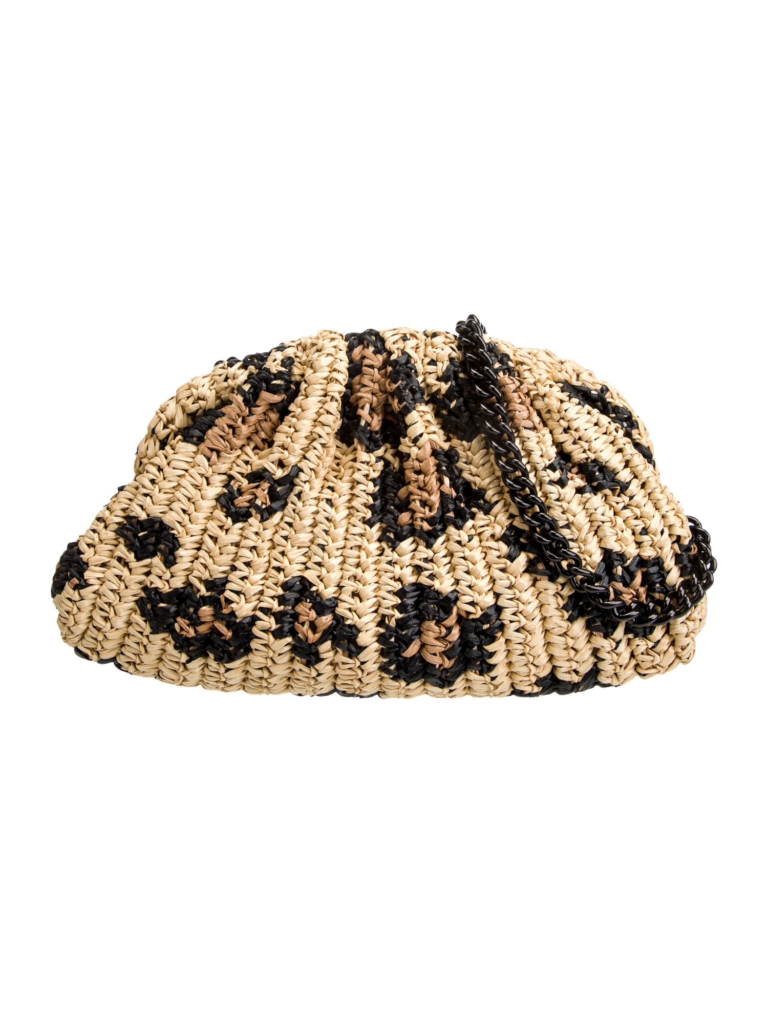 Maria La Rosa Raffia Minaudière