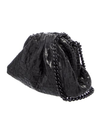 Maria La Rosa Leather Evening Bag