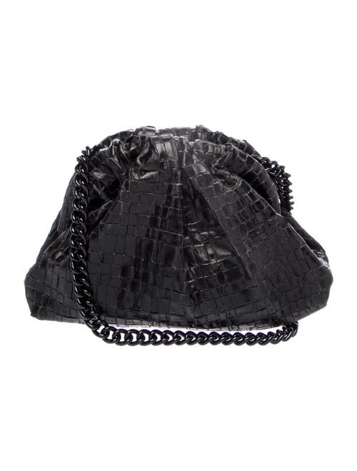 Maria La Rosa Leather Evening Bag