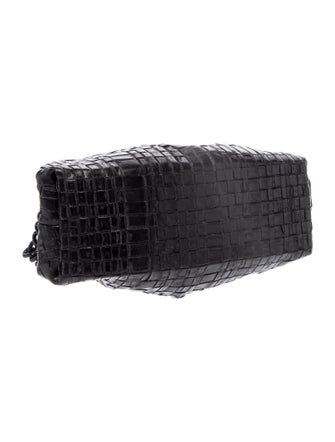 Maria La Rosa Leather Evening Bag