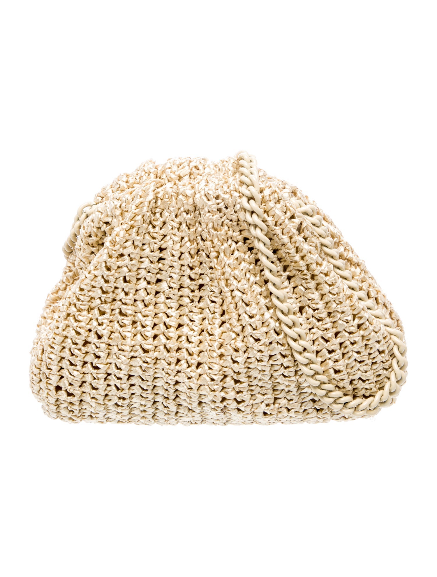 Maria La Rosa Raffia Minaudière