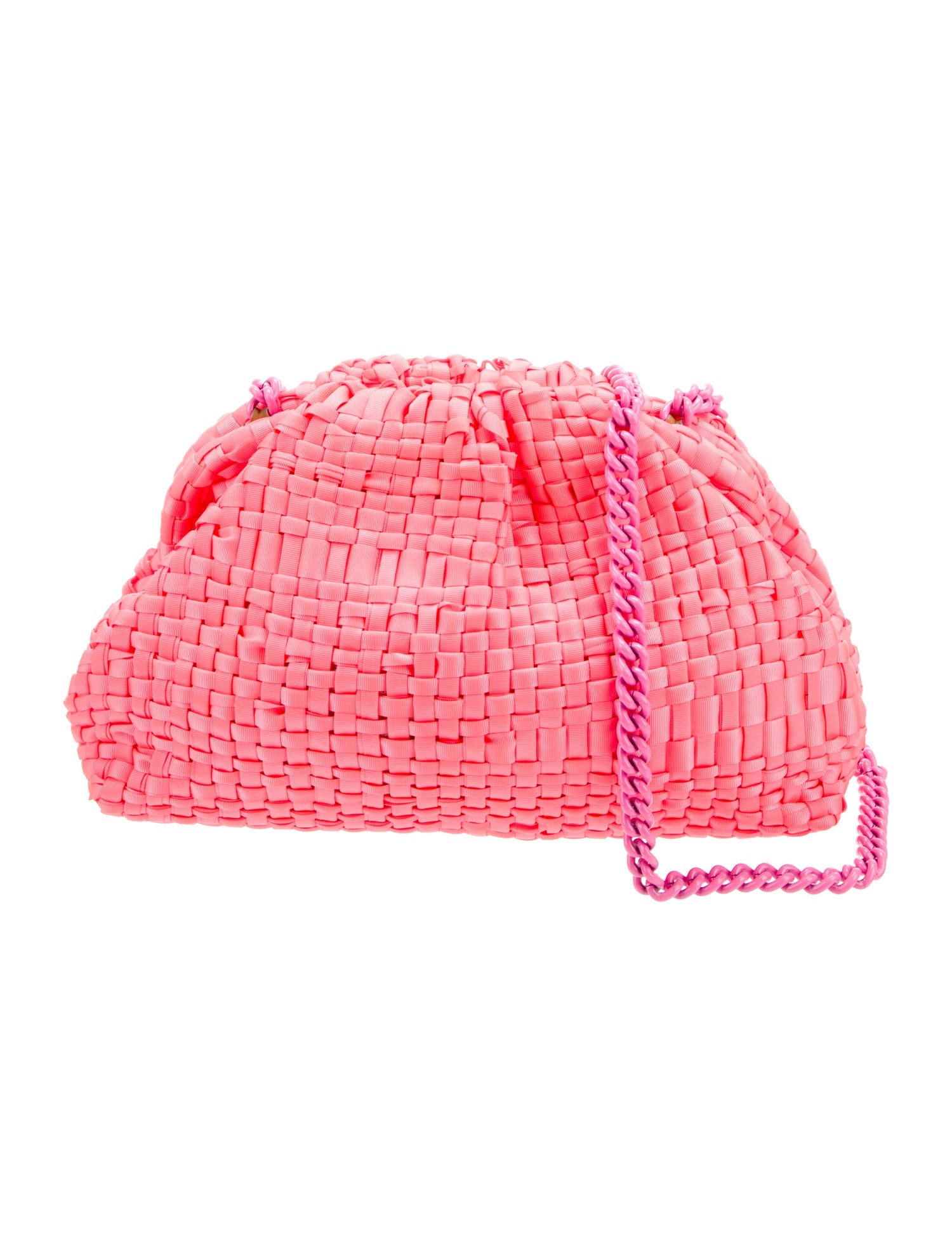 Maria La Rosa Raffia Minaudière