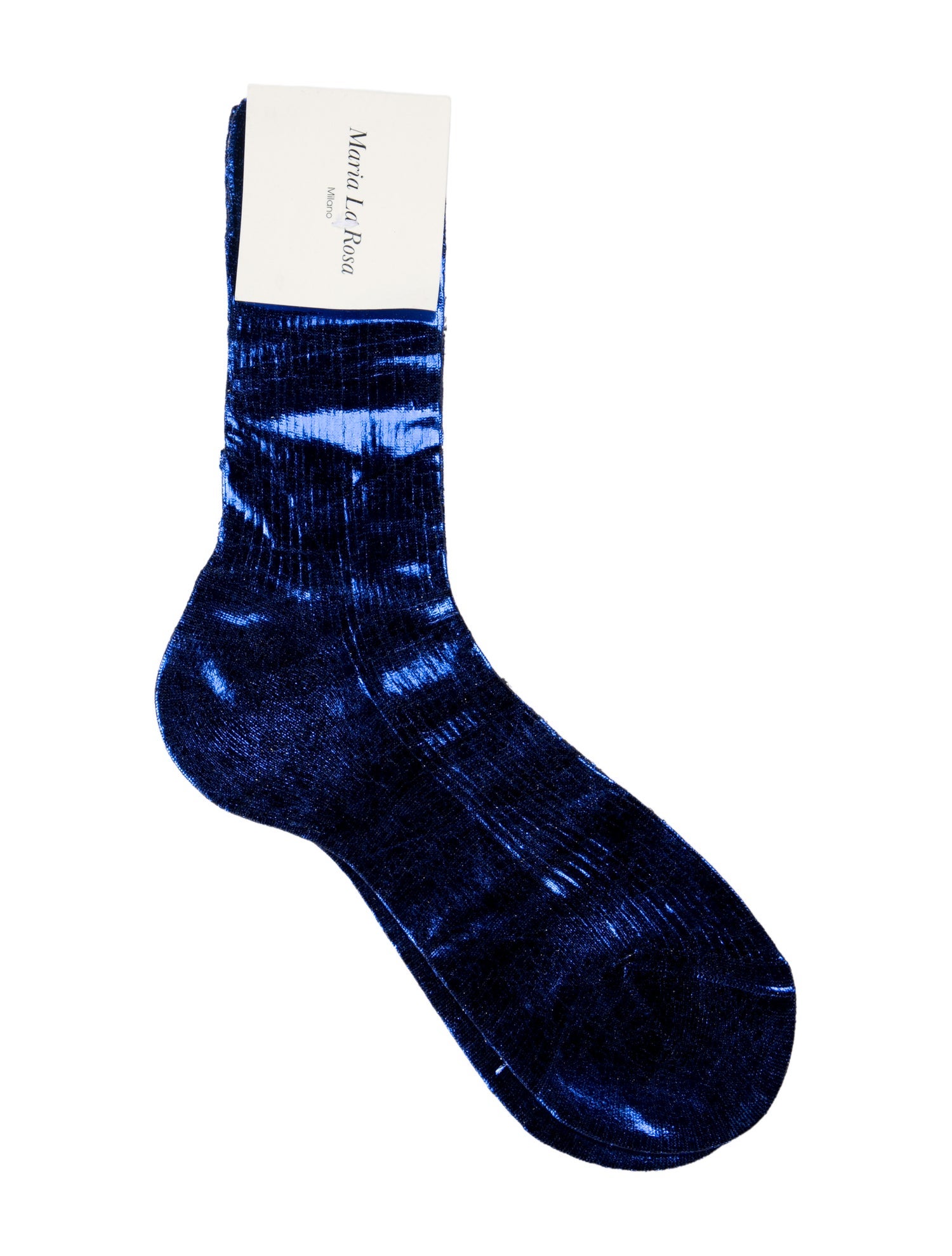 Maria La Rosa Silk Ribbed Socks w/Tags