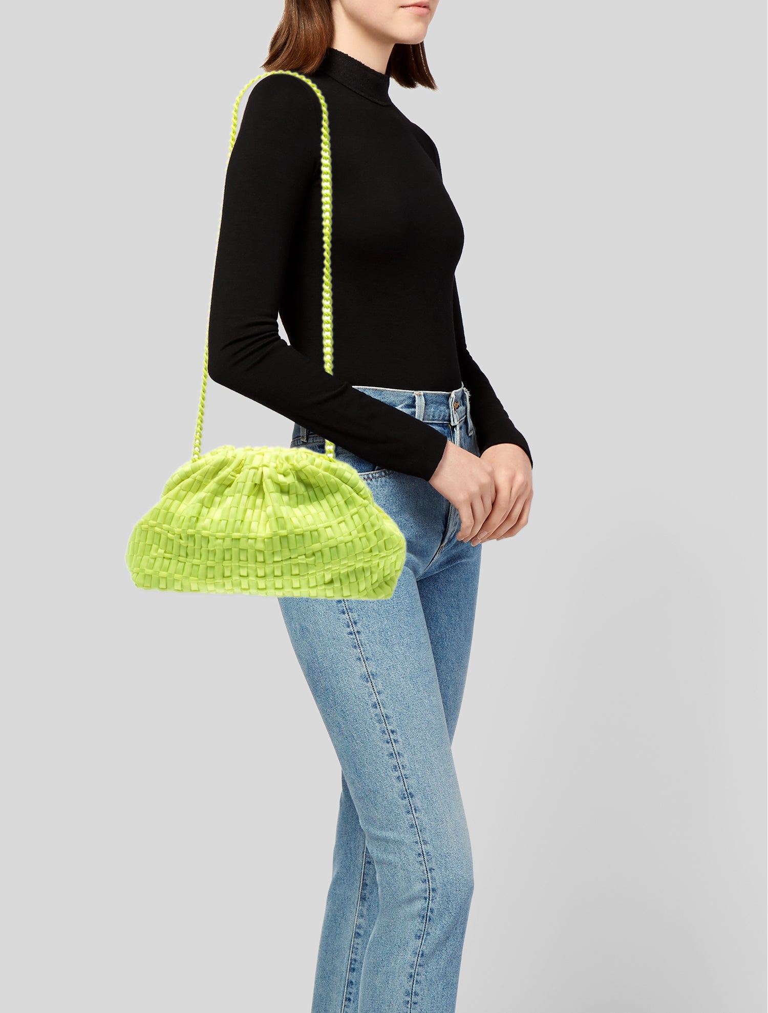 Maria La Rosa Nylon Evening Bag