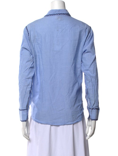 Mille Resort & Travel Long Sleeve Button-Up Top