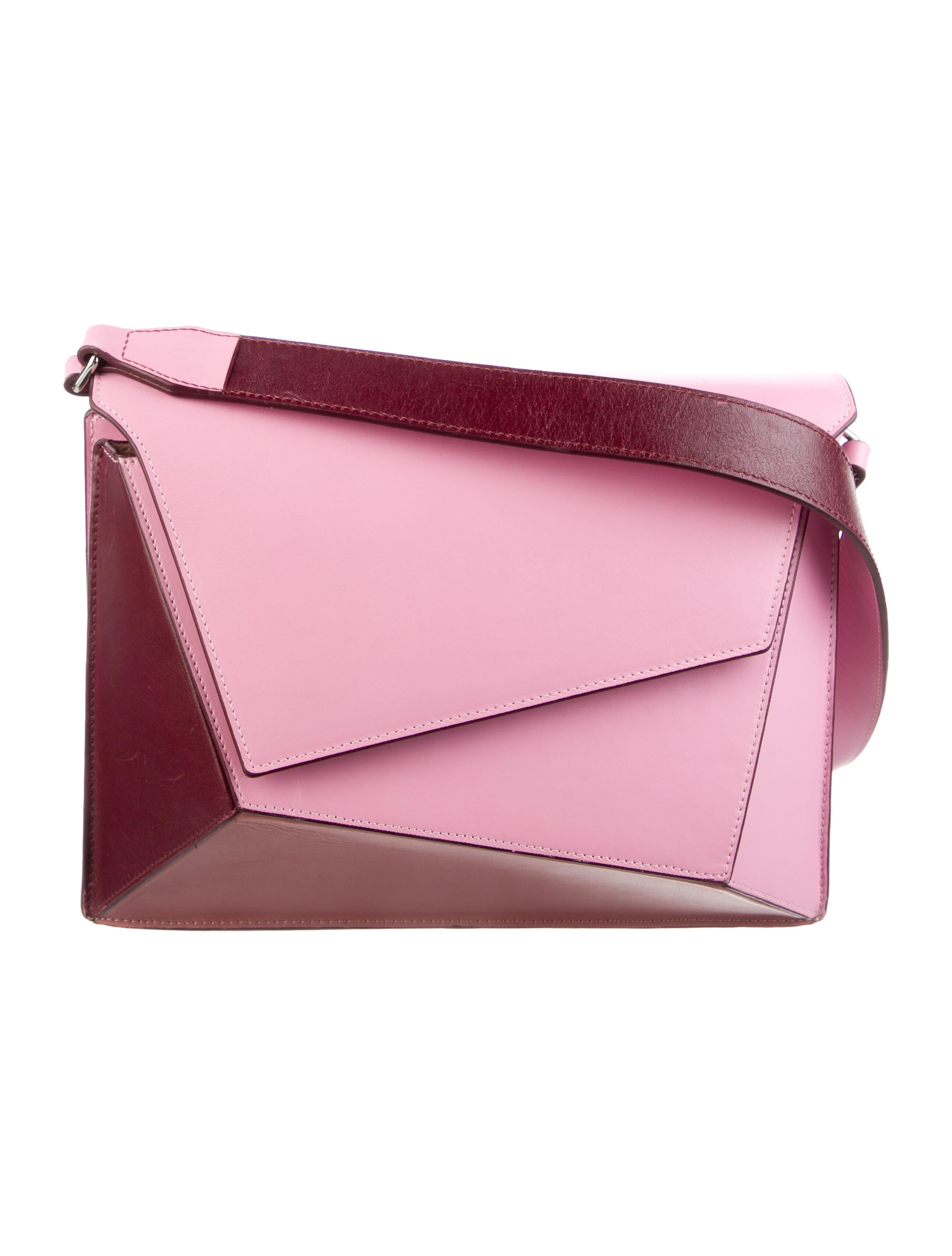 Mlouye Smooth Leather Crossbody Bag Pink Crossbody Bags, Handbags