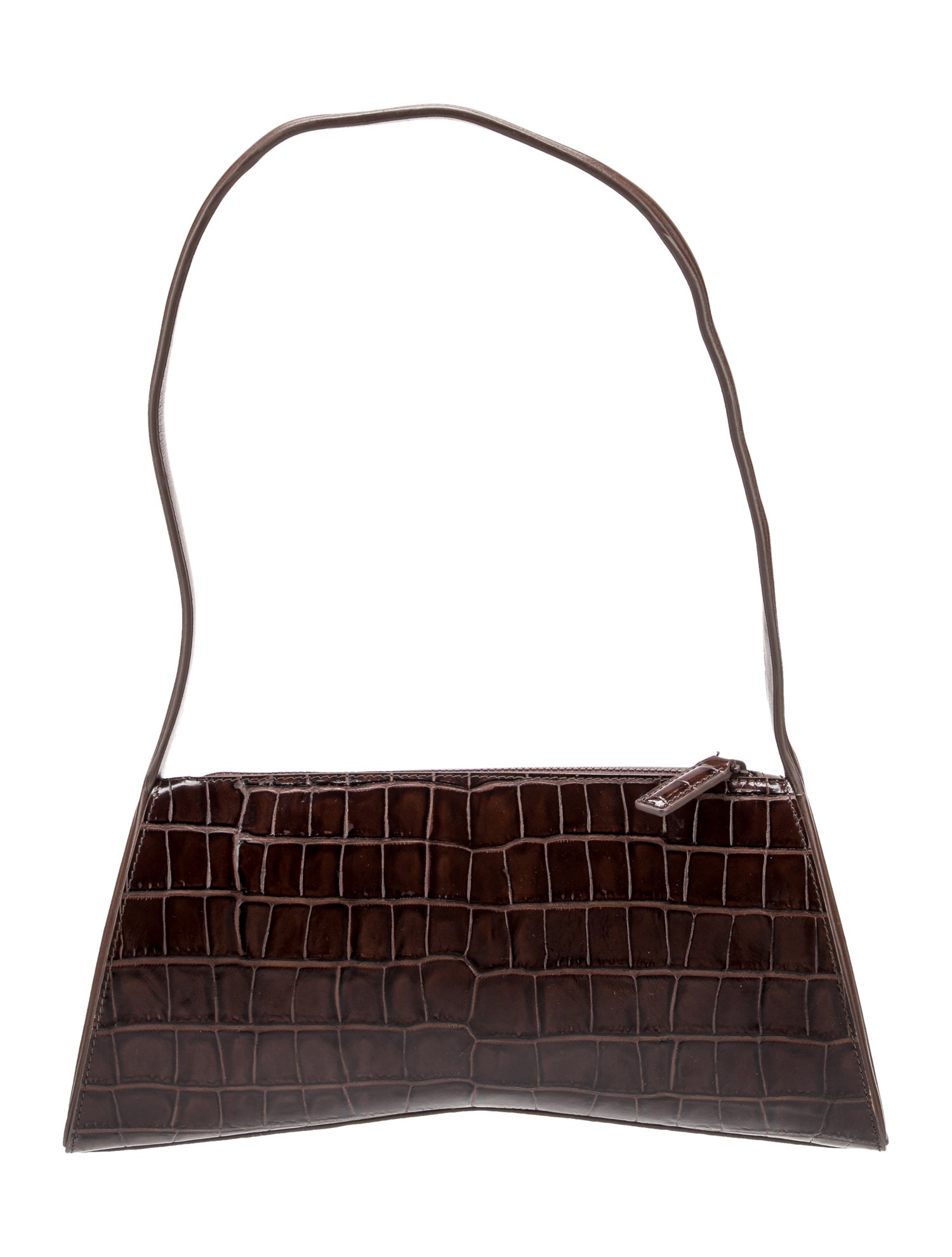 Mlouye Embossed Leather Shoulder Bag