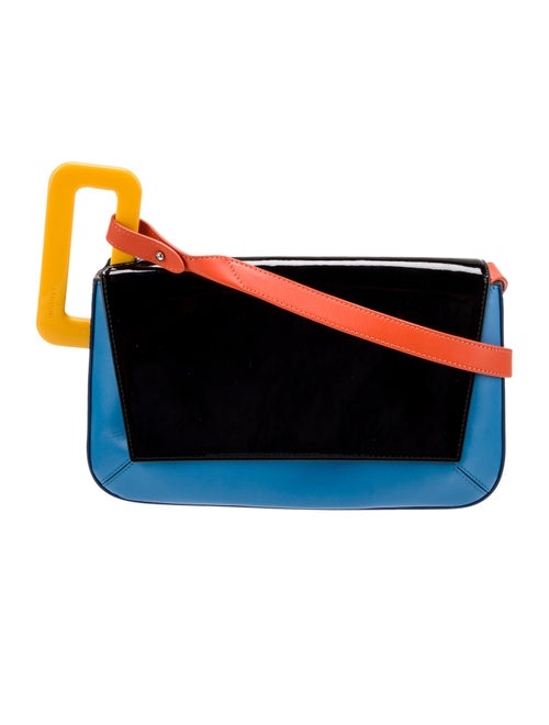 Mlouye Patent Leather Shoulder Bag