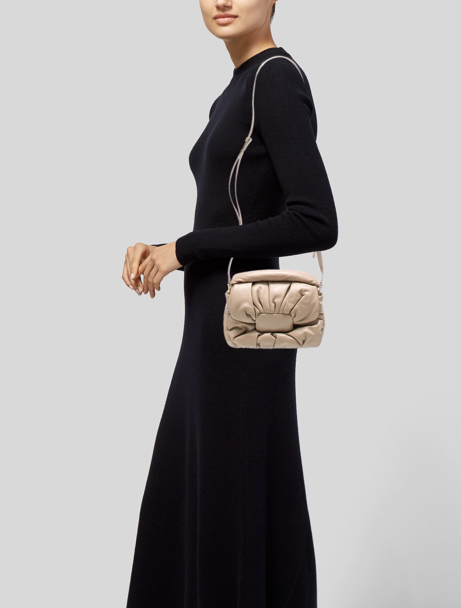 Mlouye Leather Crossbody Bag