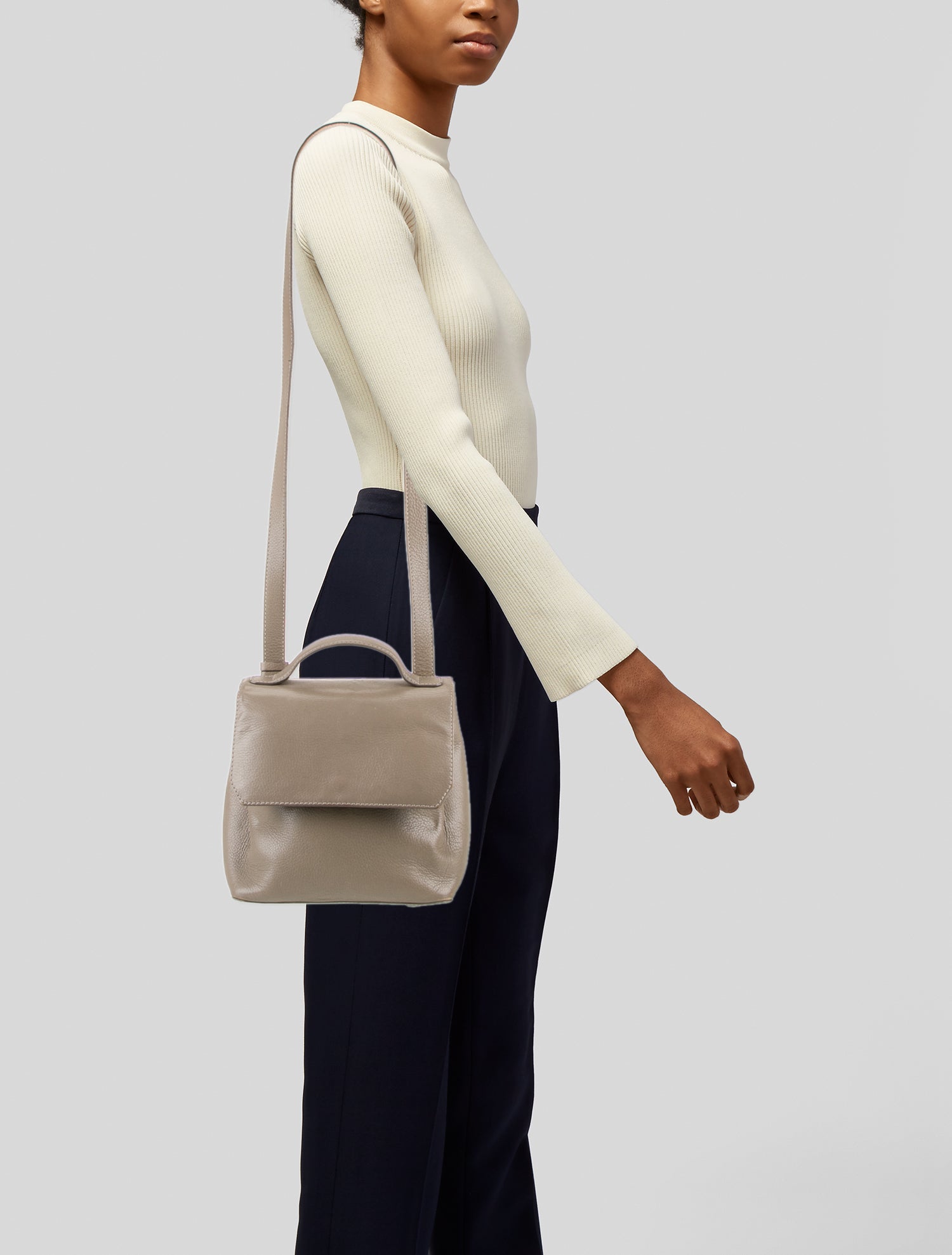 Mlouye Leather Crossbody Bag