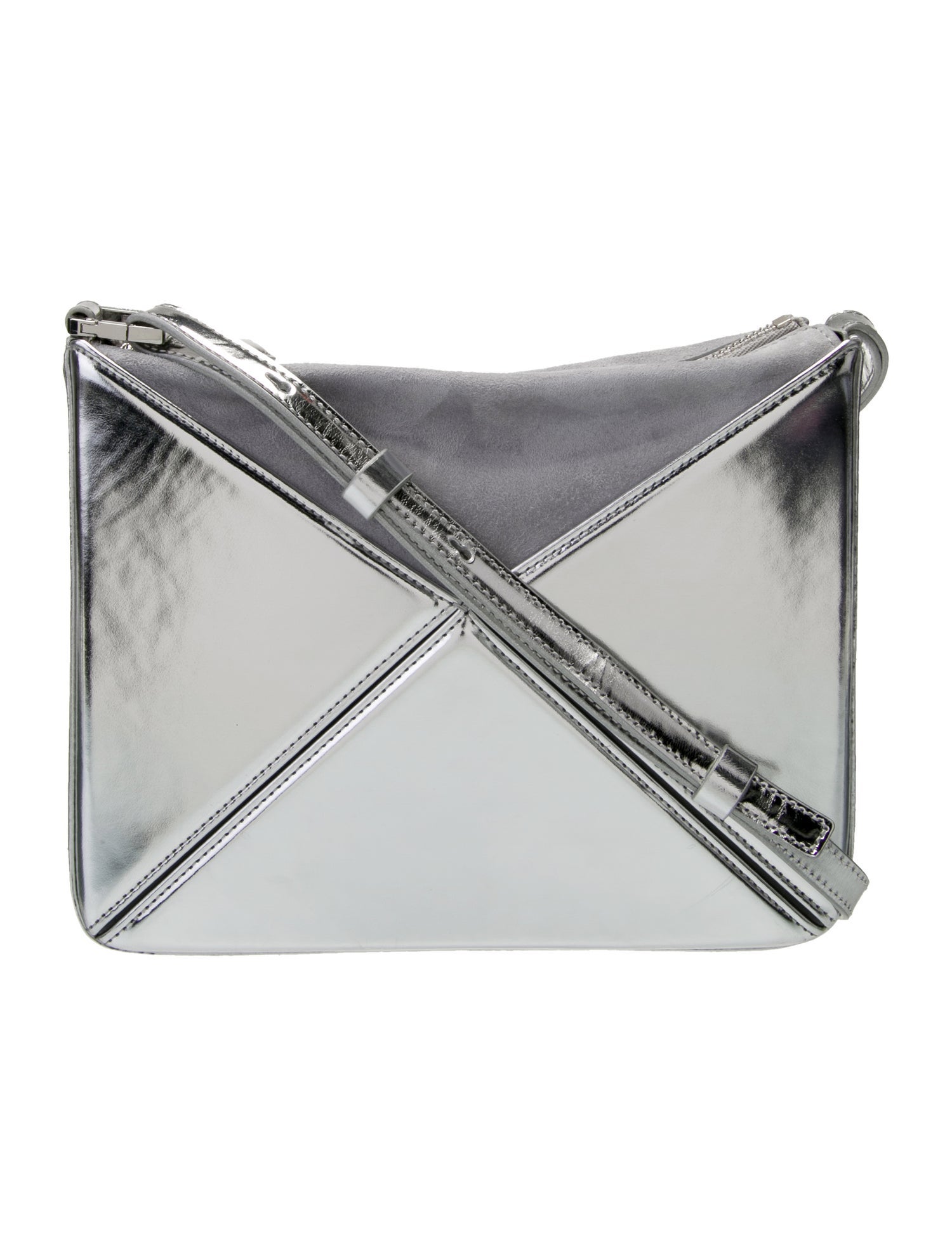 Mlouye Patent Leather Shoulder Bag
