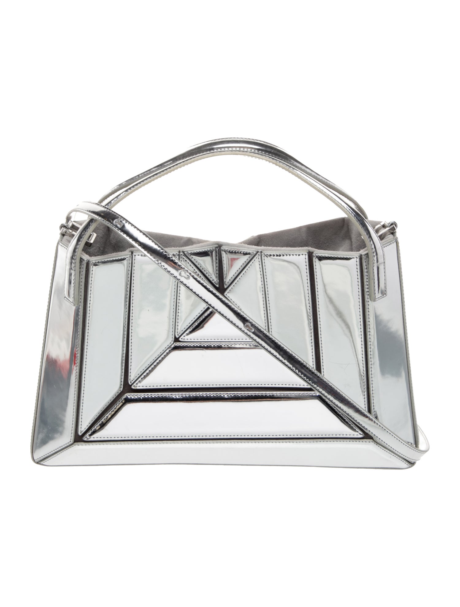 Mlouye Leather Top Handle Bag