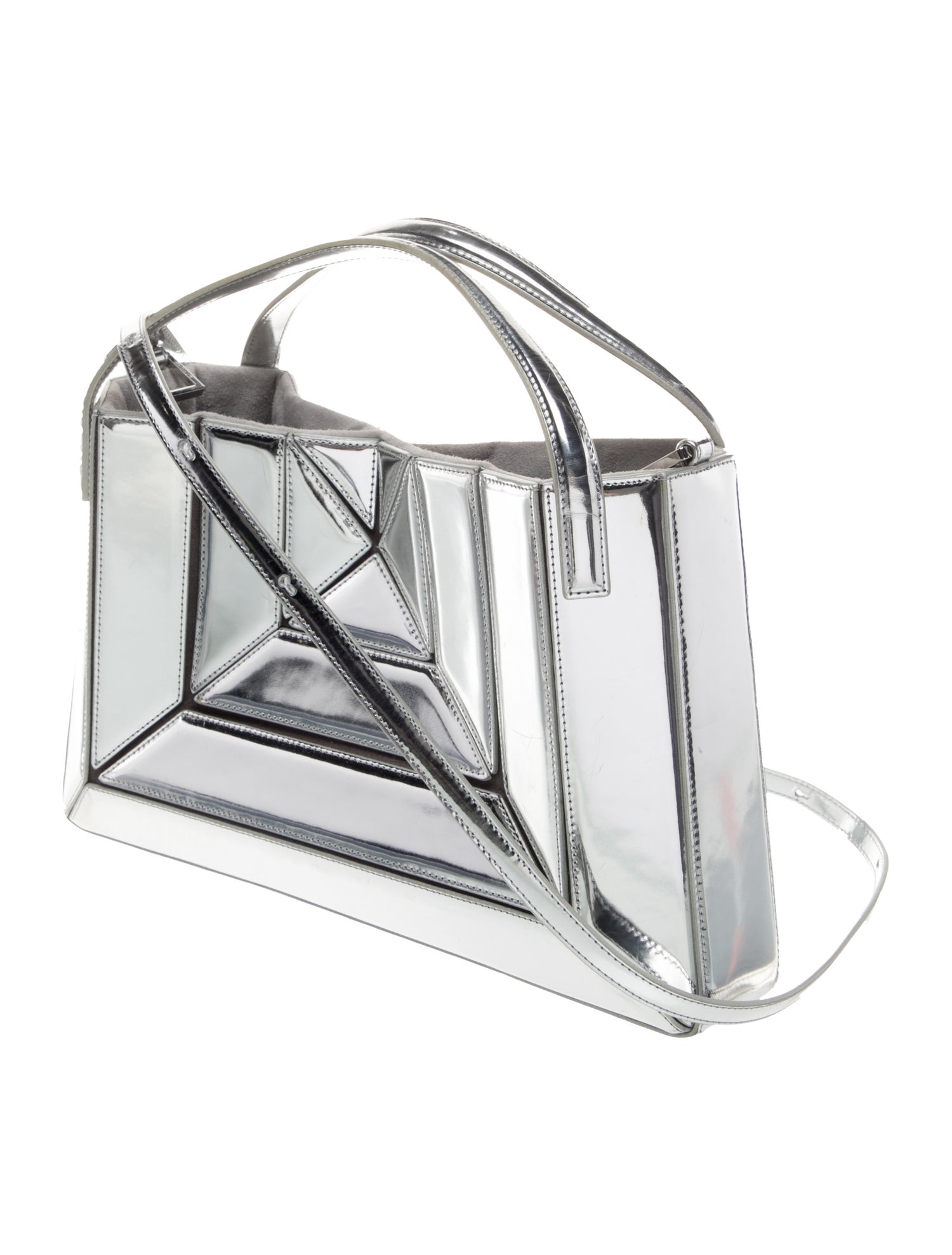 Mlouye Leather Top Handle Bag