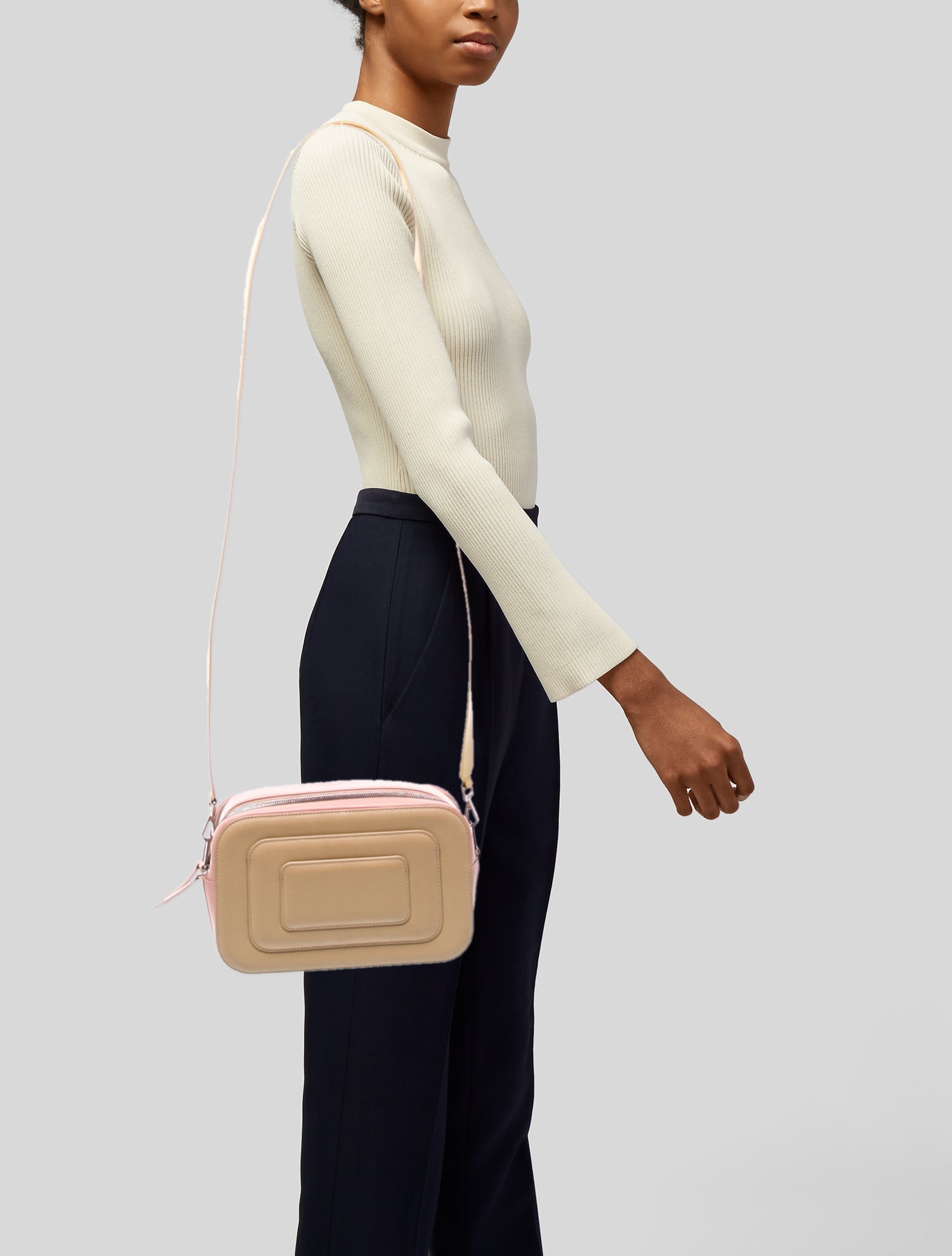 Mlouye Leather Crossbody Bag