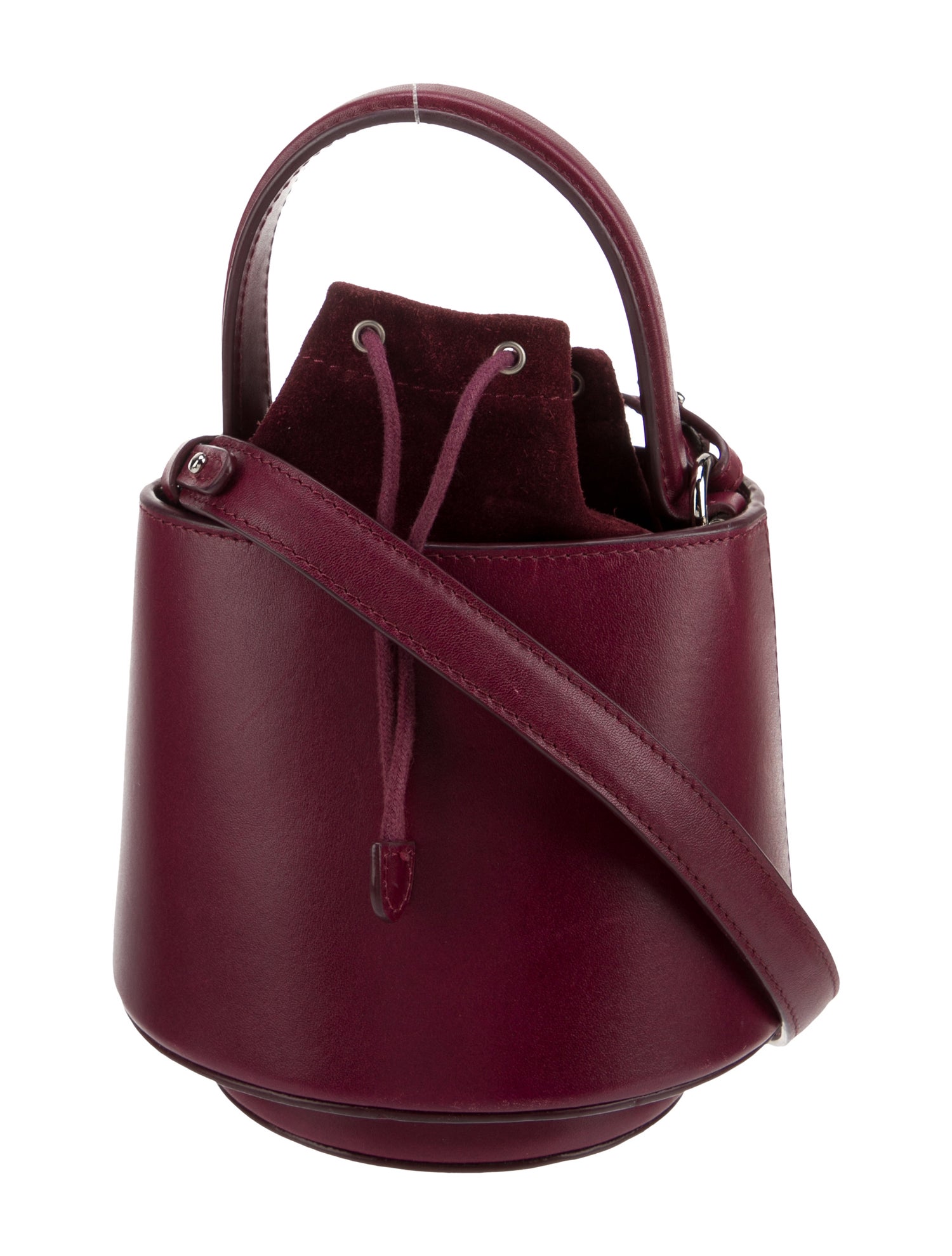 Mlouye Leather Bucket Bag