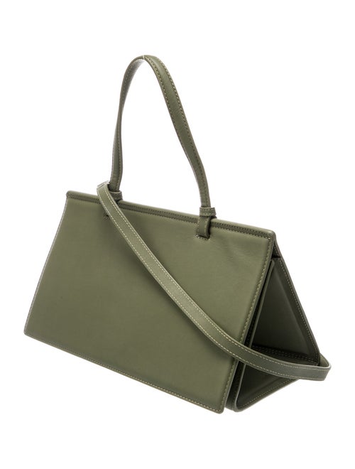 Mlouye Leather Top Handle Bag