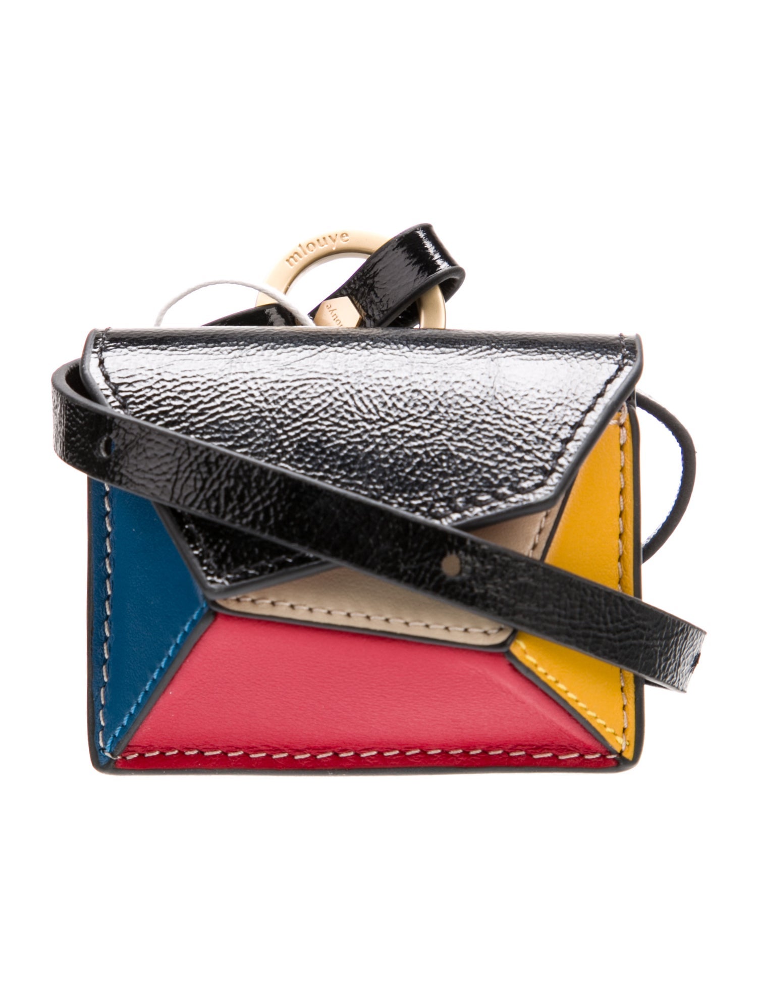 Mlouye Patent Leather Crossbody Bag