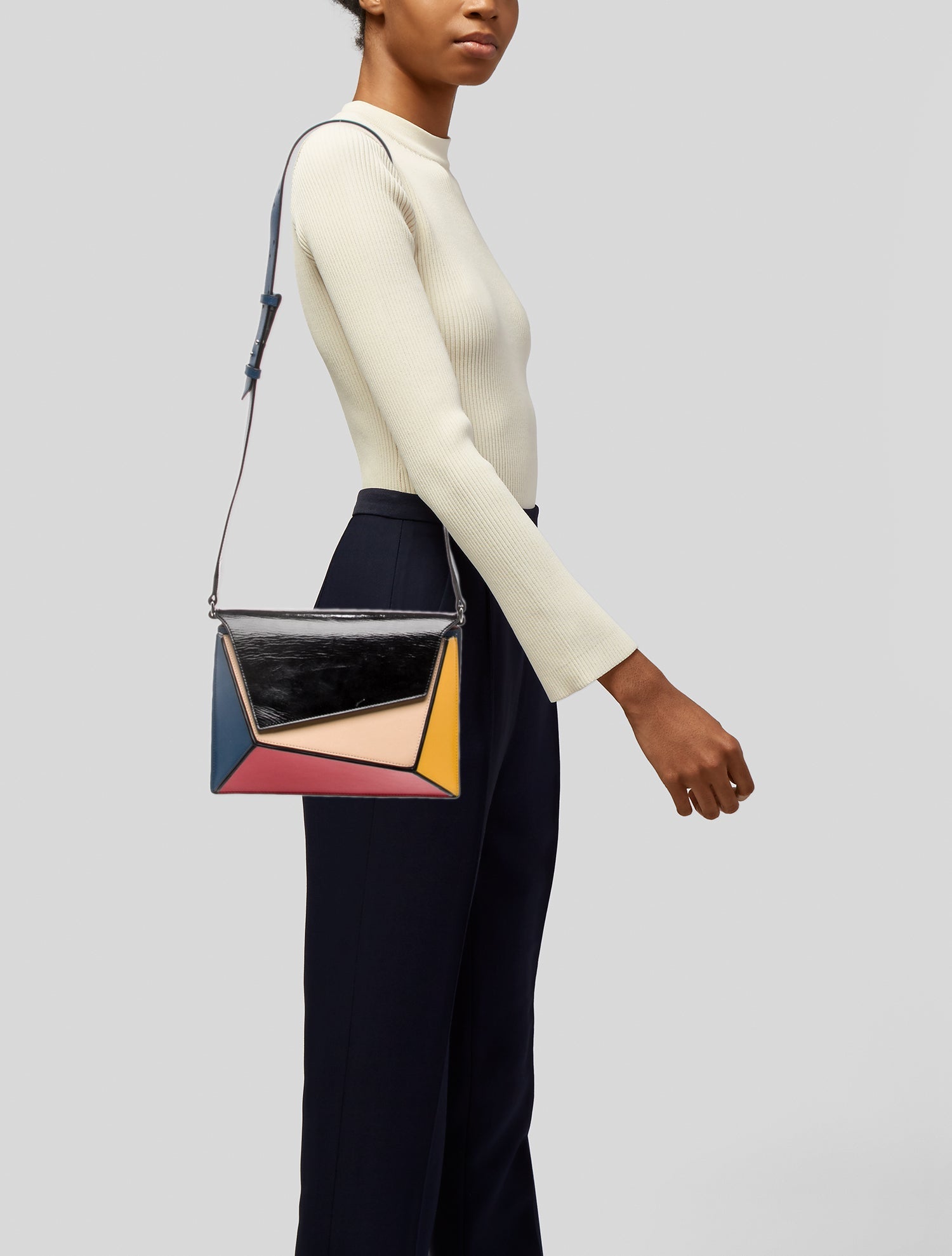 Mlouye Leather Shoulder Bag