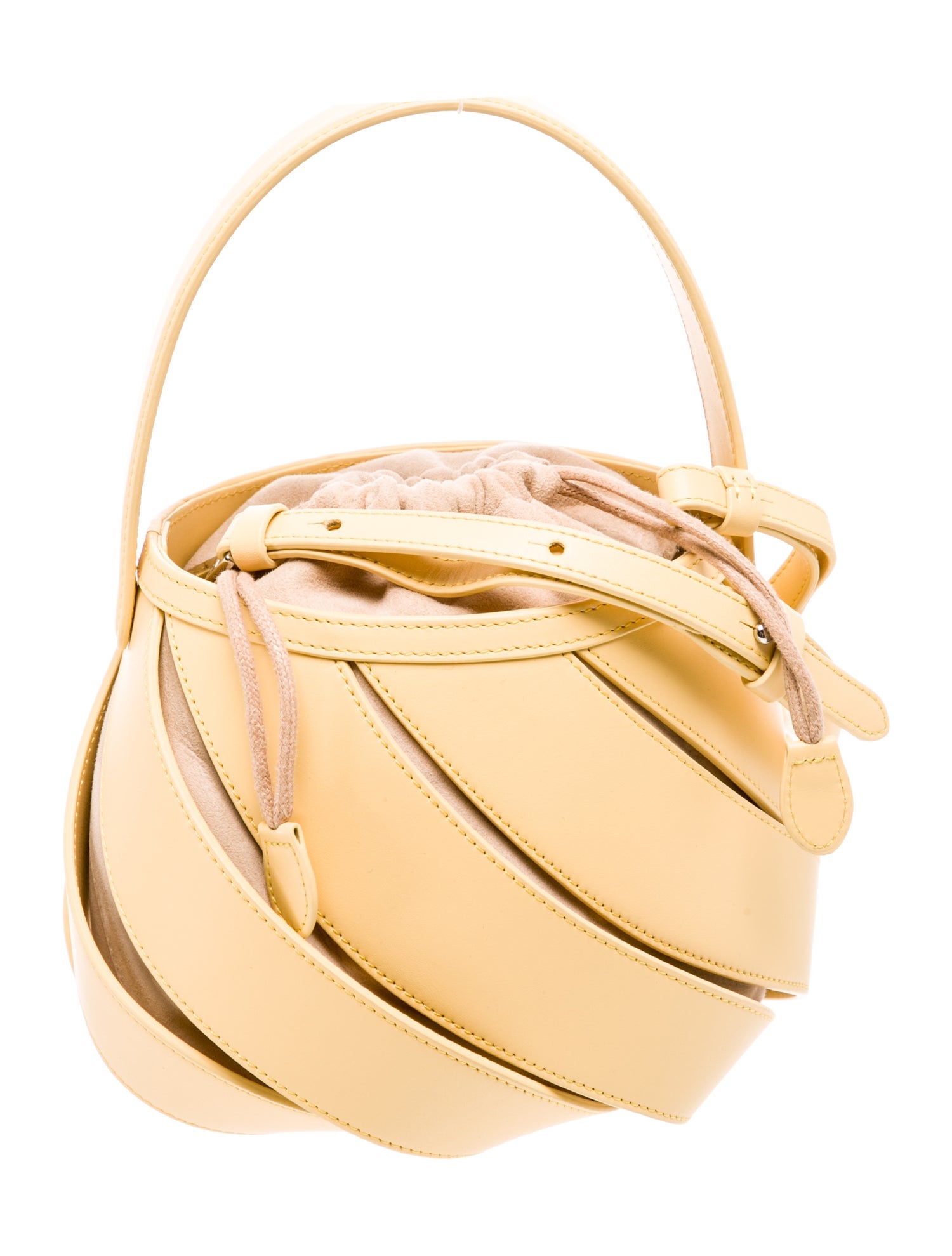 Mlouye Leather Top Handle Bag