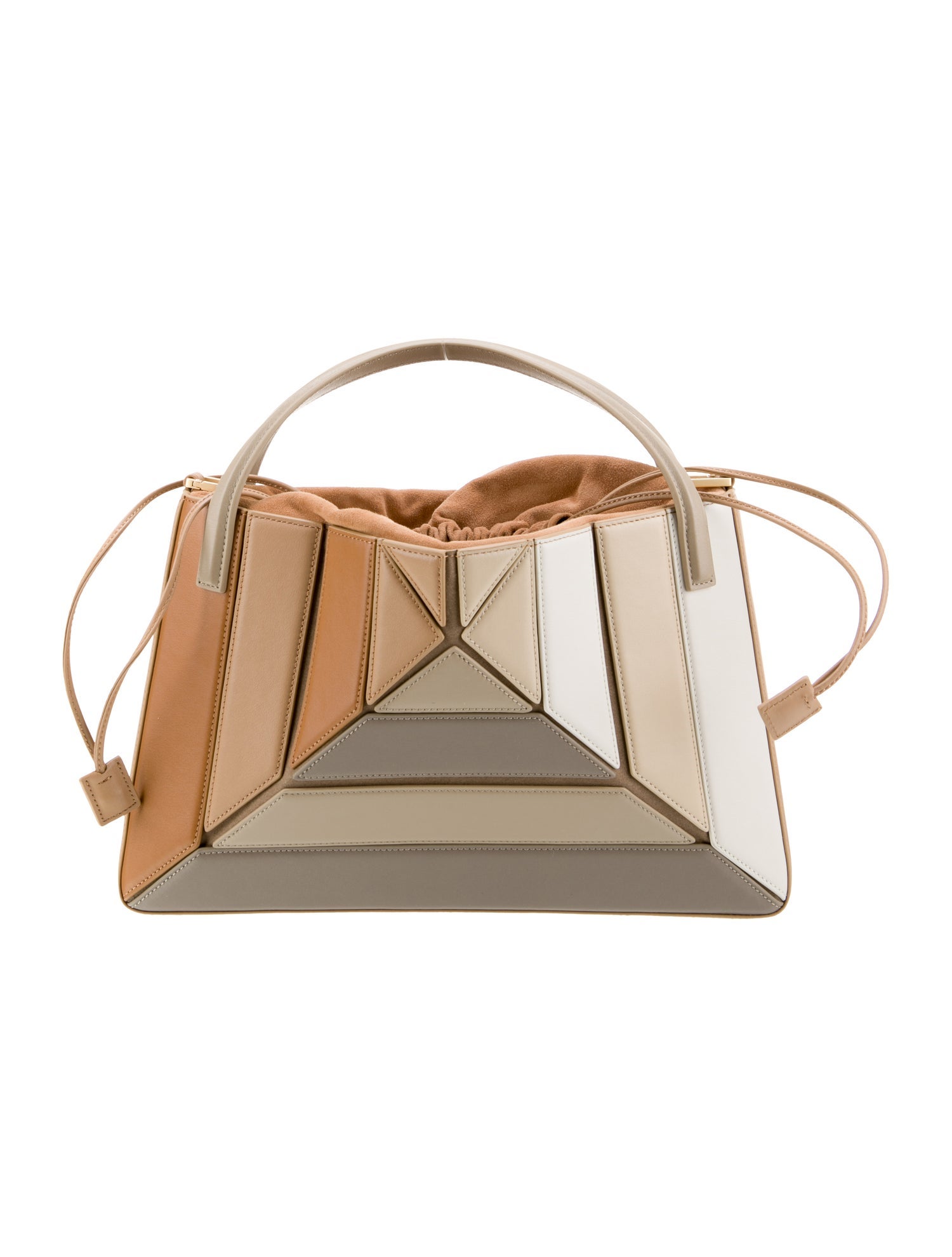 Mlouye Leather Top Handle Bag