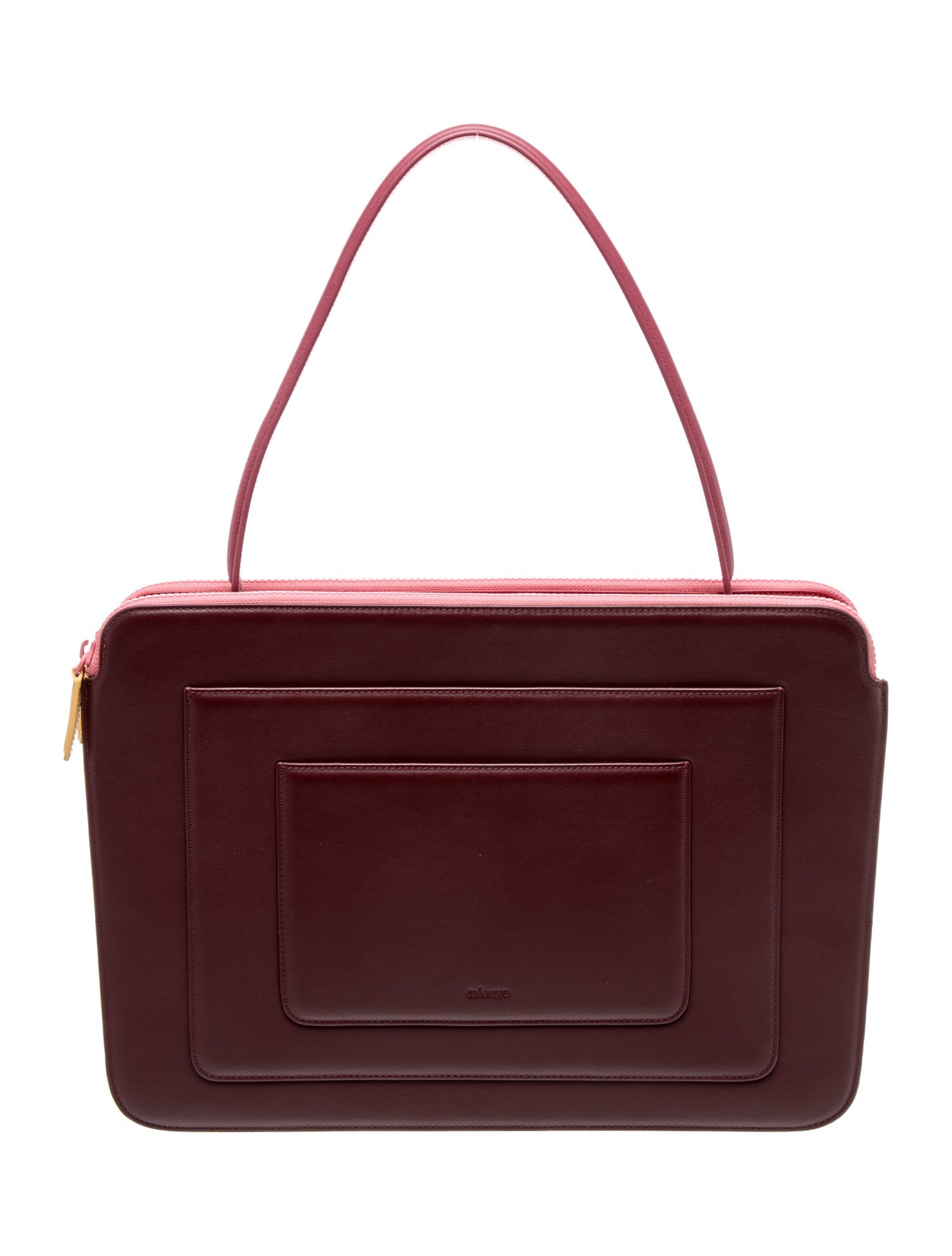 Mlouye Leather Top Handle Bag