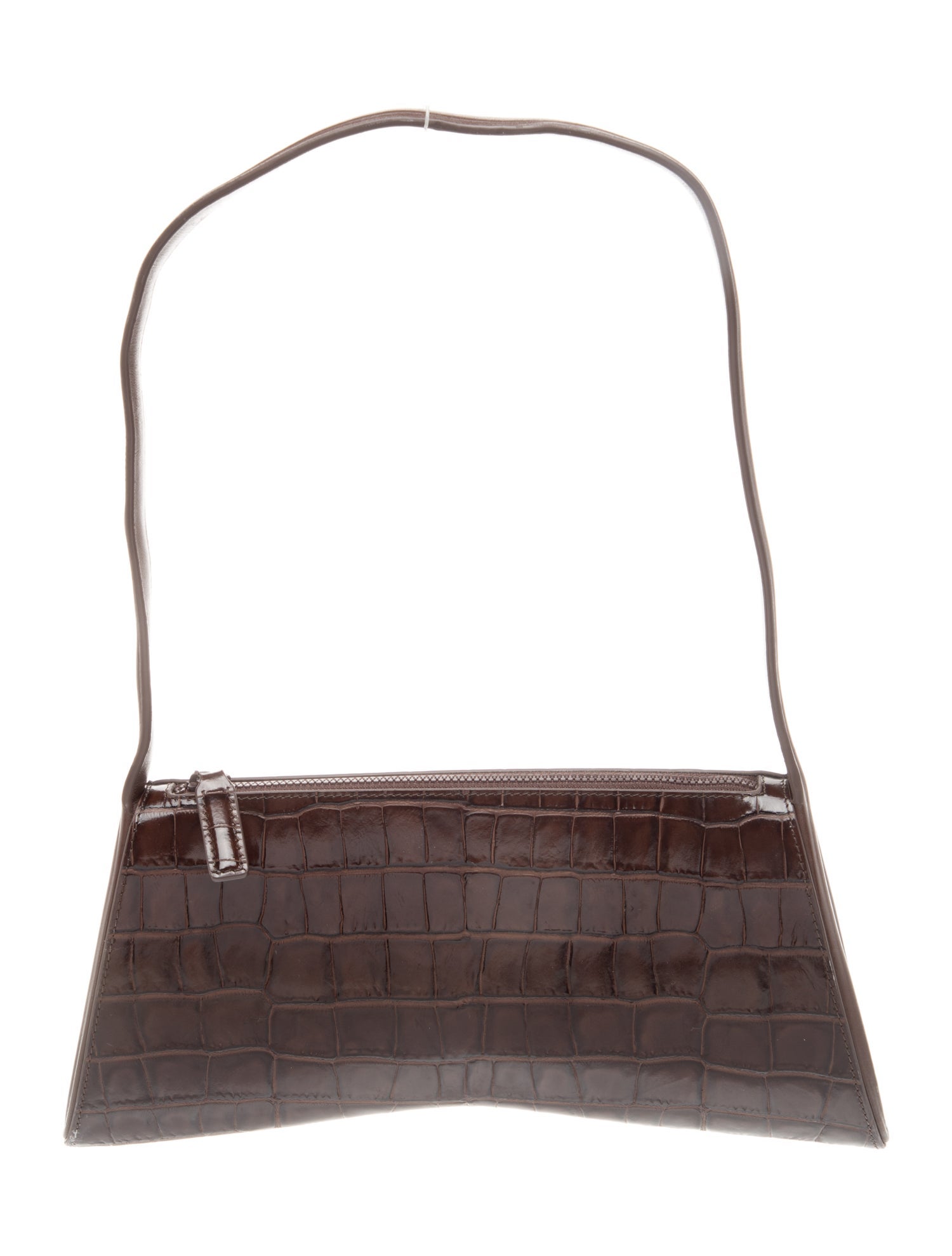 Mlouye Embossed Leather Shoulder Bag