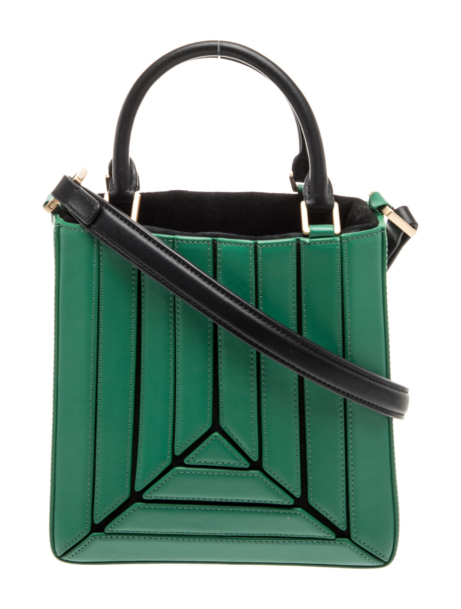 Mlouye Leather Top Handle Bag