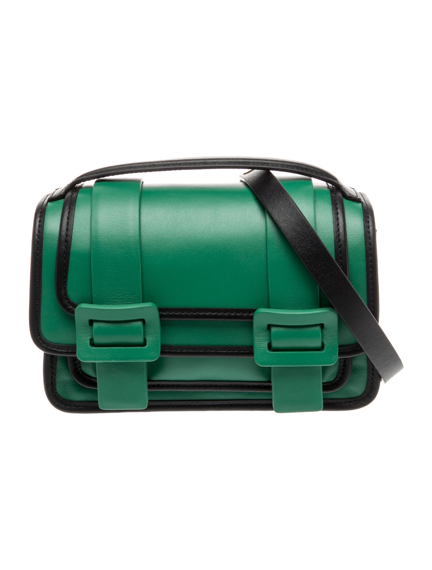 Mlouye Leather Top Handle Bag